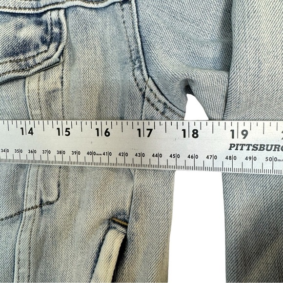 Athleta Light Blue Denim Jean Jacket Womens Size Small - Picture 5 of 7